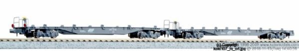 10-1433 Koki 107 2 flatcars w/o co