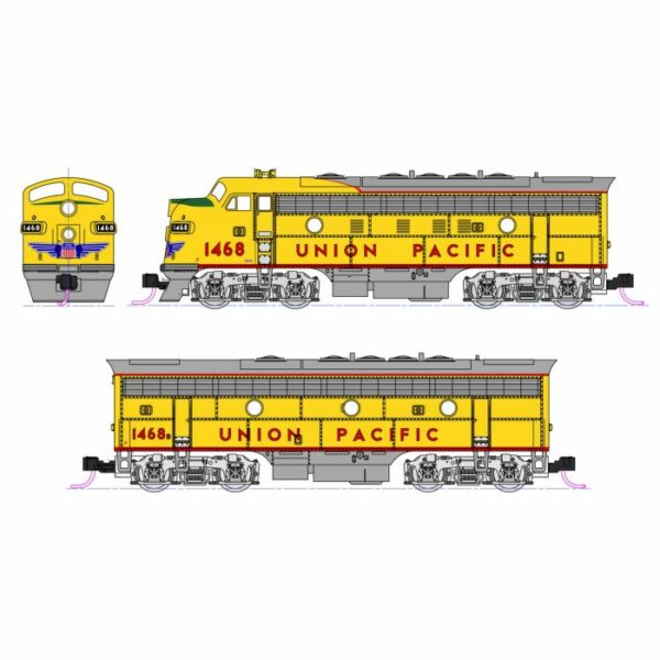106-0426 EMD F7A/B Union Pacific #1468