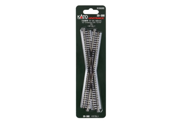 20-300 Unitrack 186mm (7 5/16") Left Hand 15 Degree Crossing - Image 4