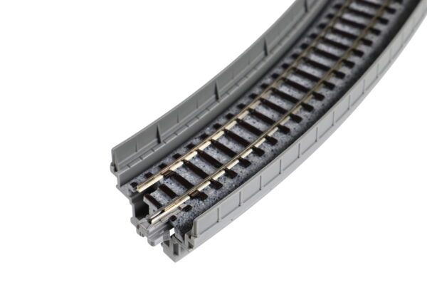 20-510 Unitrack 282mm (11") Radius 45° Single Track Viaduct Curve Track (2 pcs) - Image 2