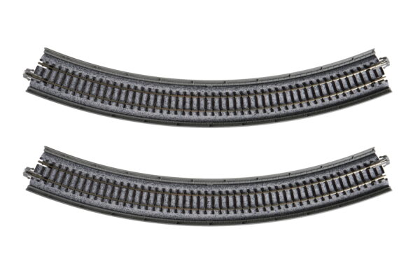 20-520 Unitrack 315mm (12 3/8") Radius 45° Single Track Viaduct Curve Track (2 pcs)