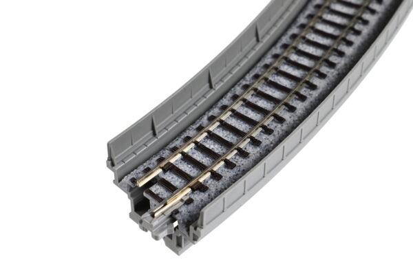 20-520 Unitrack 315mm (12 3/8") Radius 45° Single Track Viaduct Curve Track (2 pcs) - Image 2