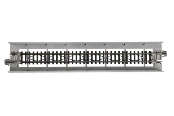 20-452 Unitrack 186mm (7 5/16") Single Track Plate Girder Bridge in Grey
