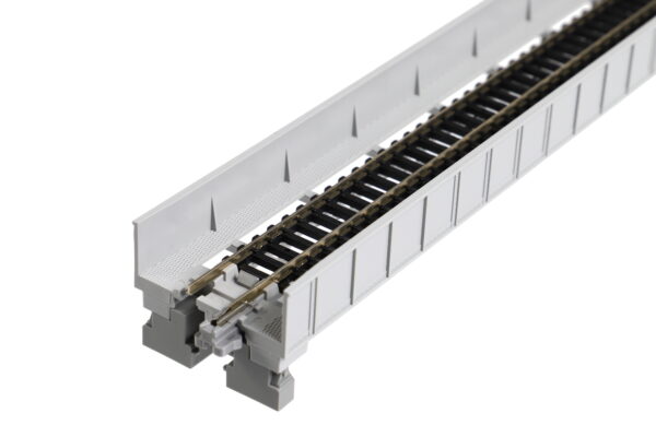 20-452 Unitrack 186mm (7 5/16") Single Track Plate Girder Bridge in Grey - Image 2