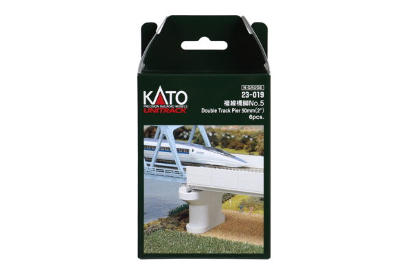 23-019 Double Track Pier Set 50mm (6 pcs) - Image 2