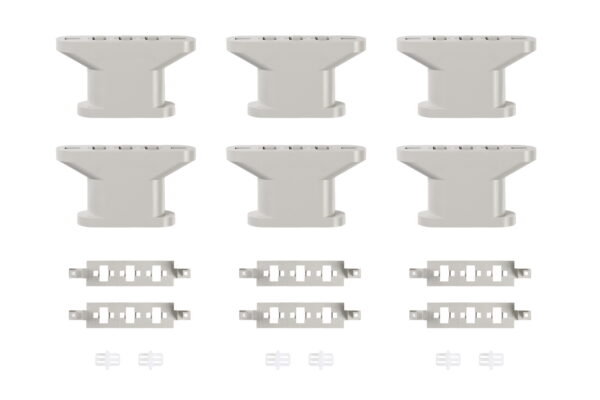 23-019 Double Track Pier Set 50mm (6 pcs)