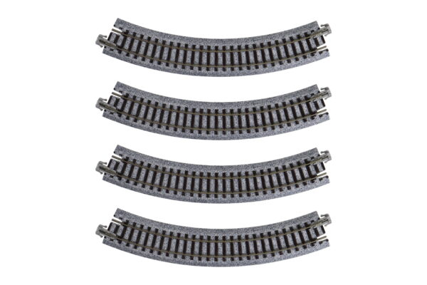 20-172 Unitrack 183mm (7") Radius 45 Degree Curve Track (4 pcs)