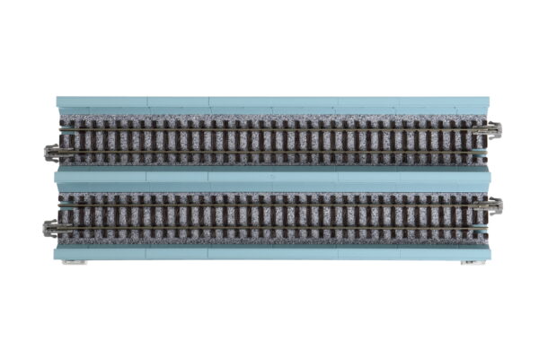 20-455 Unitrack 186mm (7 5/16") Double Track Plate Girder Bridge in Light Blue