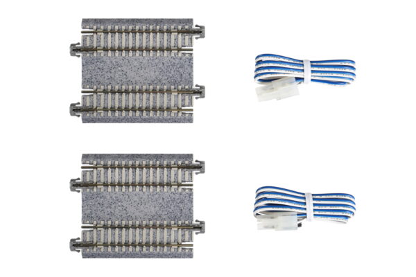 20-043 Unitrack 62mm (2 7/16") Straight Power Feeder Double Track (2 pcs)