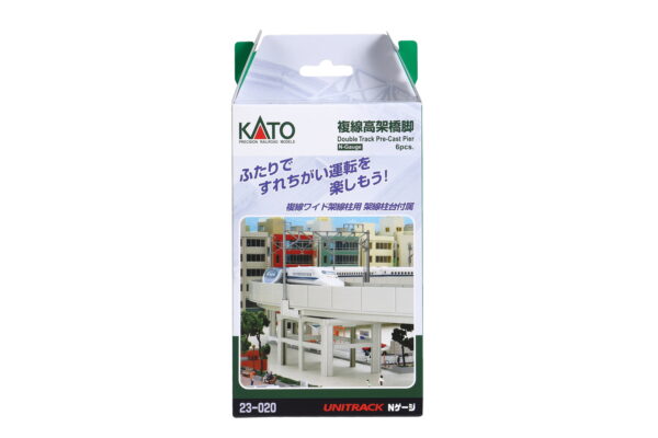 23-020 Double Track Pre-Cast Pier Set (6 pcs) - Image 2