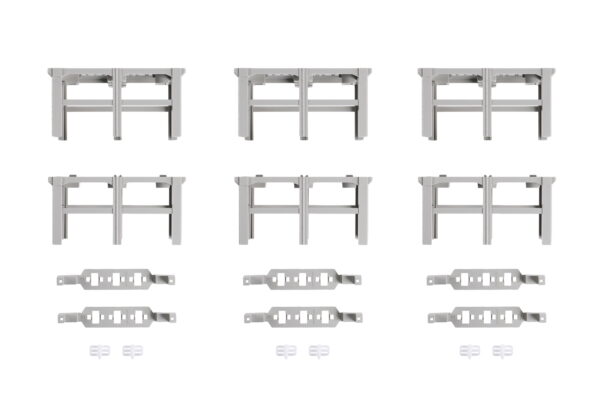 23-020 Double Track Pre-Cast Pier Set (6 pcs)