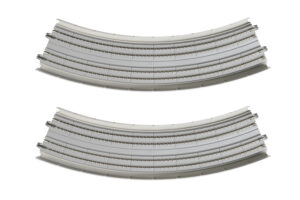 20-544 Unitrack 381mm/414mm (15" - 16 3/8") Radius 45° - Double Viaduct Track Superelevated Curve (2 pcs)