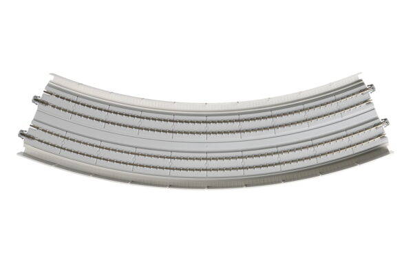 20-544 Unitrack 381mm/414mm (15" - 16 3/8") Radius 45° - Double Viaduct Track Superelevated Curve (2 pcs) - Image 2