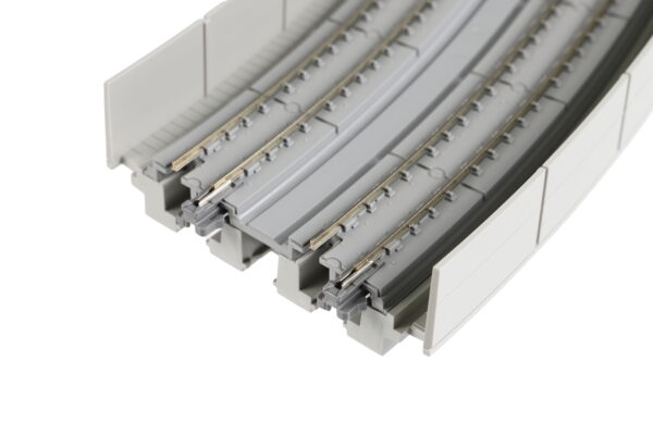 20-545 Unitrack 381mm/414mm (15" - 16 3/8") Radius 22.5° - Double Viaduct Curve Track with Easements - Image 2