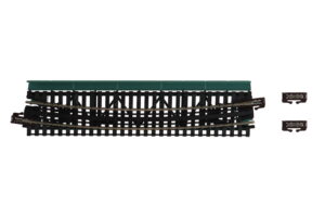 20-466 Unitrack 448mm (17.6") Radius 15° - Single Curve Girder Bridge in Dark Green