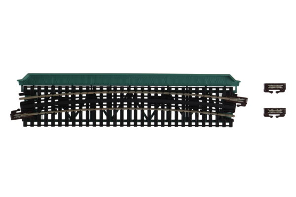 20-471 Unitrack 481mm (19") Radius 15° - Single Curve Girder Bridge in Dark Green