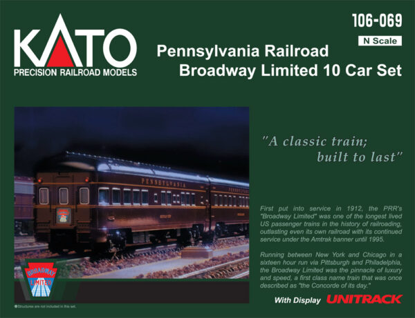 106-069 PRR Broadway limited 10 car se
