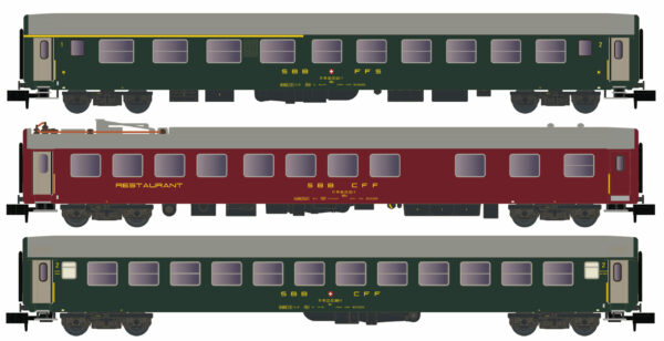 23013 SBB RIC 3 car set Rest Comb