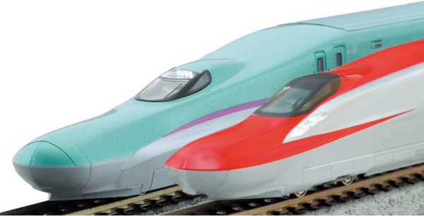 10-005 E5 Shinkansen "Hayabusa" and E6 Shinkansen "Komachi" Double Track Train Set