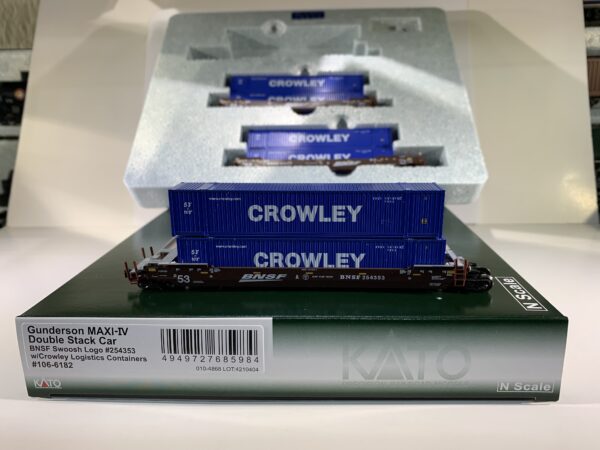 106-6182 Maxi-IV BNSF #254353 w/CL containers