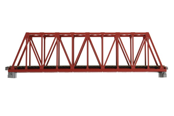 20-429 Unitrack 248mm (9 3/4") Single Track Truss Bridge in Red Brown