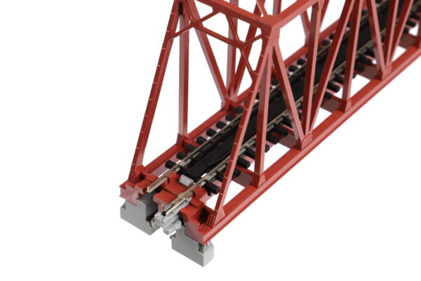 20-429 Unitrack 248mm (9 3/4") Single Track Truss Bridge in Red Brown - Image 3