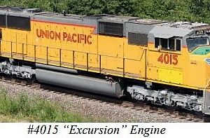 176-4015 EMD SD70M Union Pacific (flat radiator) #4015 Excursion engine
